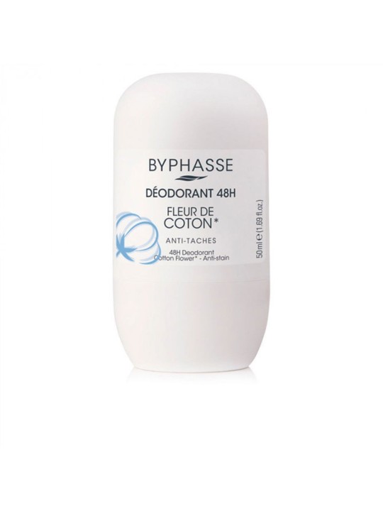 Byphasse Deodorante 24H Fiore di Cotone rollon 50ml Donna Byphasse www.essenzetotalstyle.com 