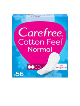 Protettore Carefree COTTON CAREFREE senza profumo 56 unitï¿½ï¿½ Donna