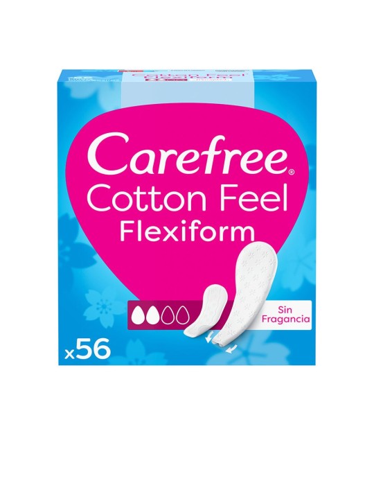 Carefree Normal Cotton - Proteggi Mutande Ultra-Sottili 56 unitï¿½ï¿½ Donna