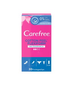 Carefree Flexiform Salvaslip Traspirante Non Profumato 30 unit donna