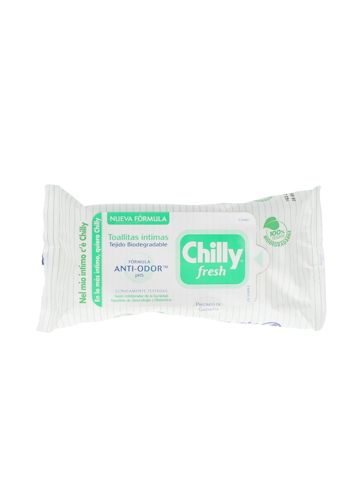 Chilly FRESH Salviette Intime 12 unit donna
