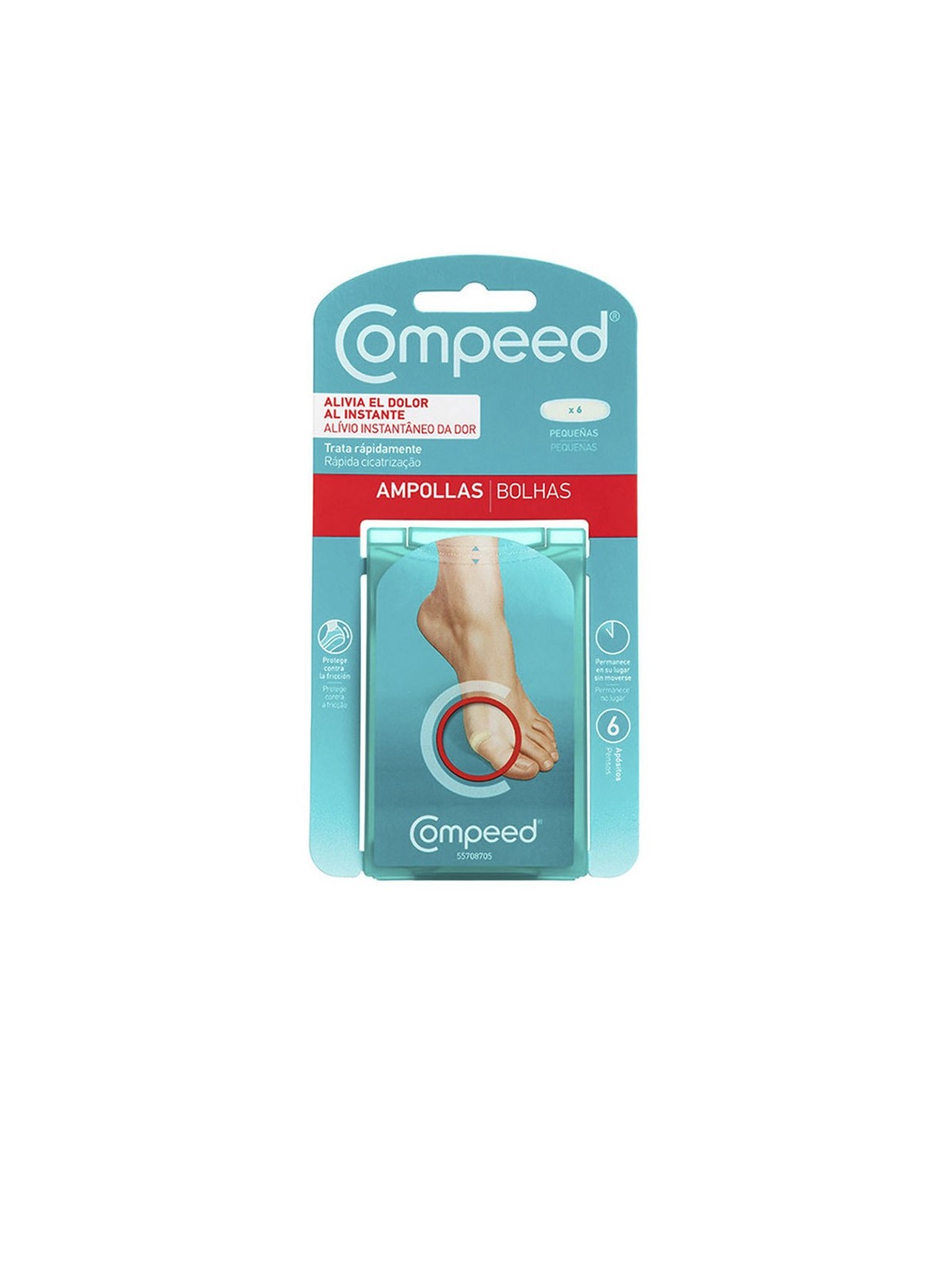 Compeed Piccole AMPOULES 6 Medicazioni Unisex