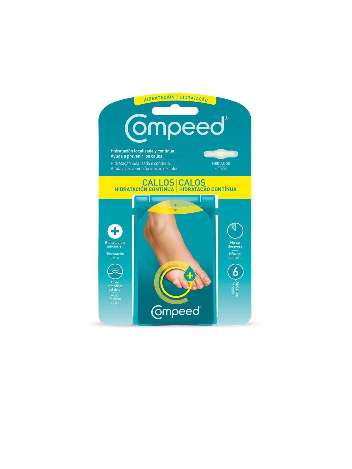 Compeed CALLUS idratazione continua 6 cerotti unisex