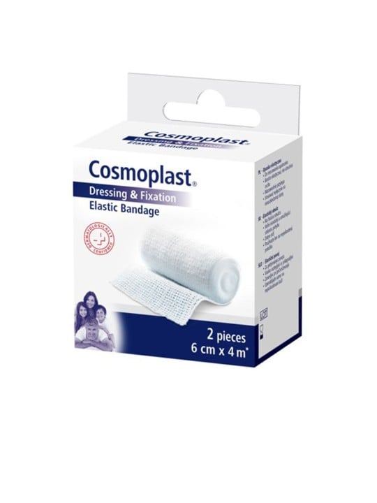 Fasciatura elastica Cosmoplast 6x4 cm