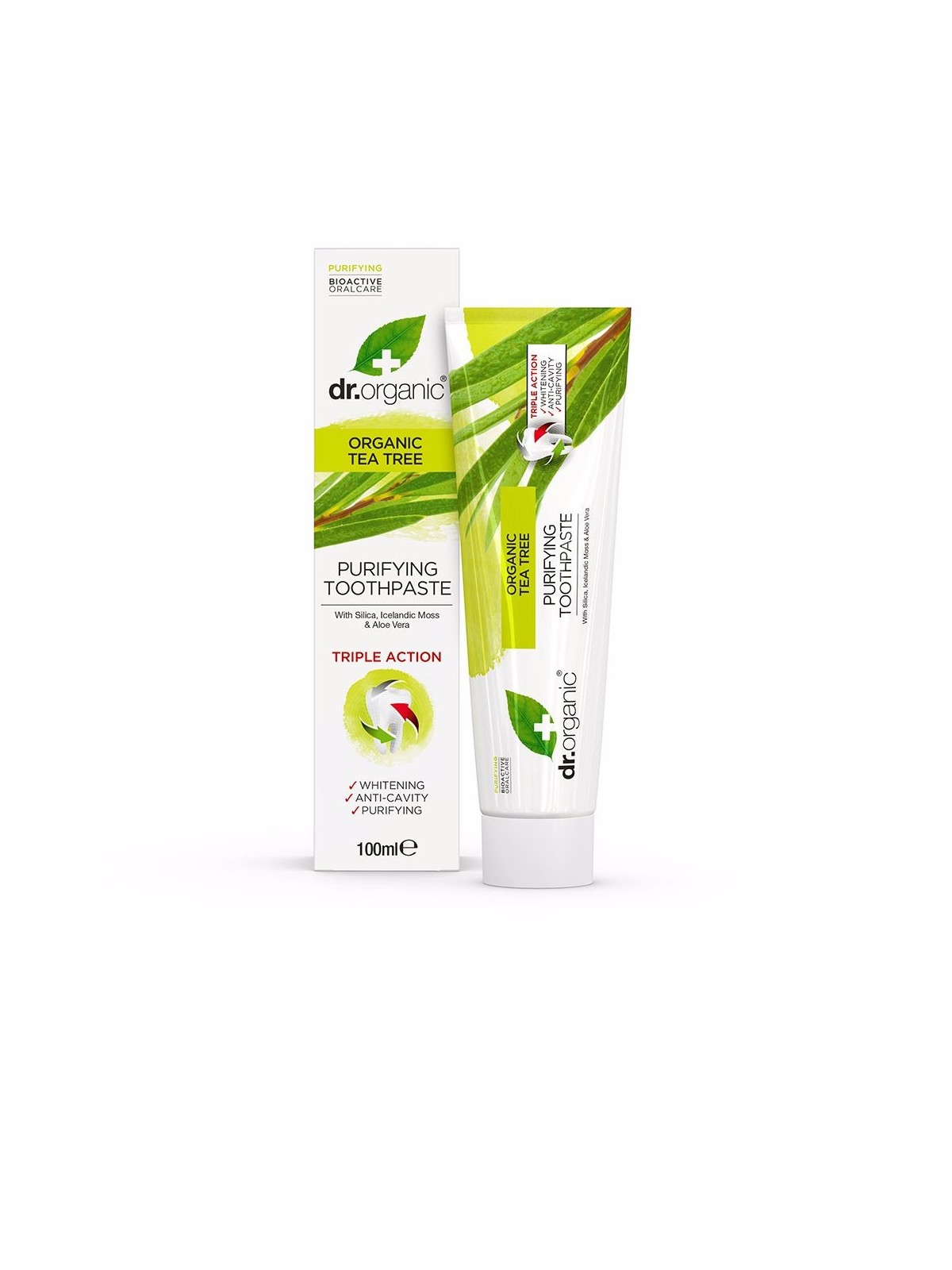 Pasta dentifricia al tea tree Dr Organic BIOACTIVE ORGANIC