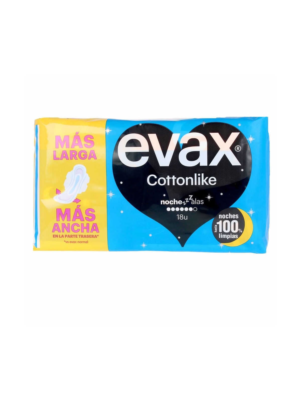 Evax COTTONLIKE Compresse Notte con Ali 18 unitï¿½ï¿½ Donna