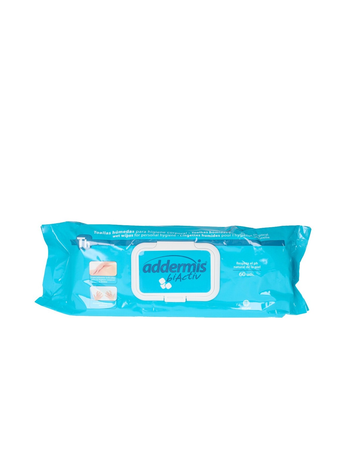 Indasec ADDERMIS BIACTIV salviette umidificate per adulti 60 unit unisex