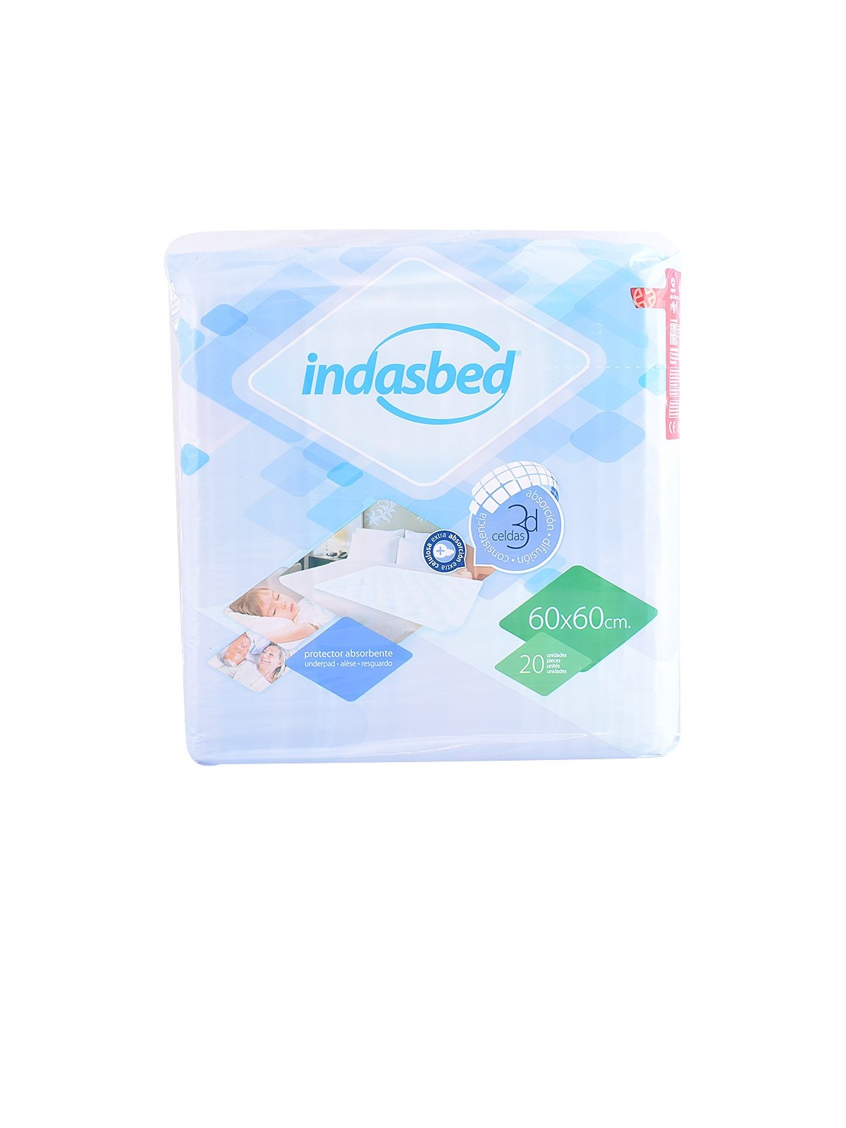 Indasec INDASBED protezione assorbente 60x60 cm 20 unit donna
