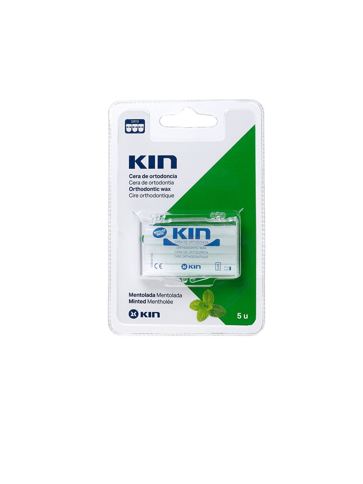 Kin KIN CERA per ortodonzia mentolata 5 unit unisex