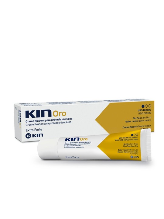 Kin KIN ORO crema fissativa per protesi dentarie 75ml unisex