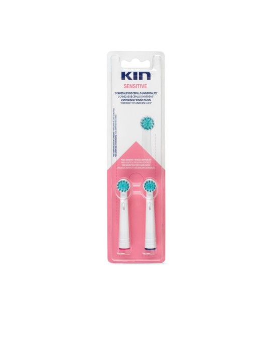 Kin KIN SENSITIVE testina per spazzolino elettrico universale 2 unit unisex