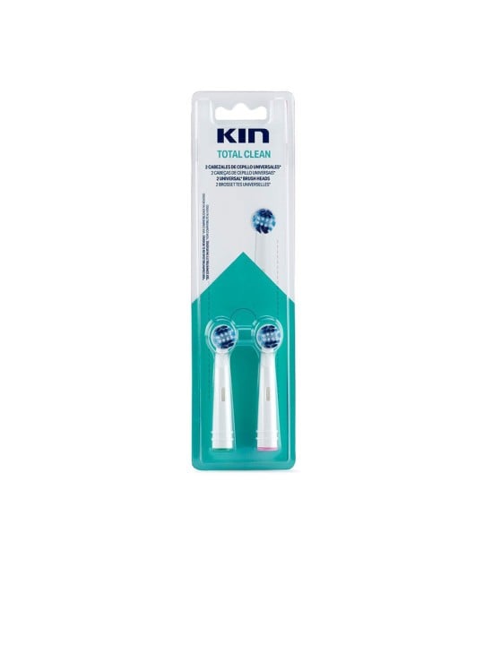 Kin KIN TOTAL CLEAN testina per spazzolino elettrico universale 2 unit unisex