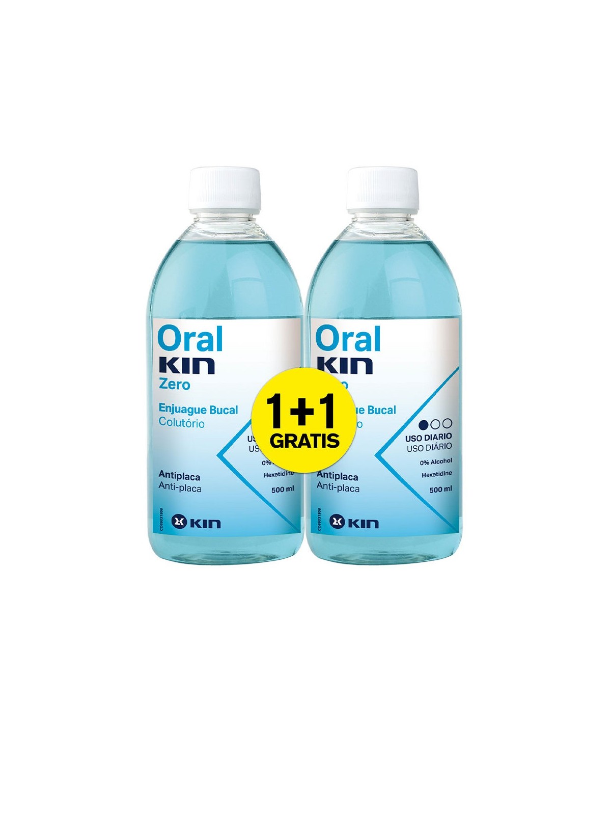 Kin ORALKIN ZERO Collutorio set 2 unit unisex