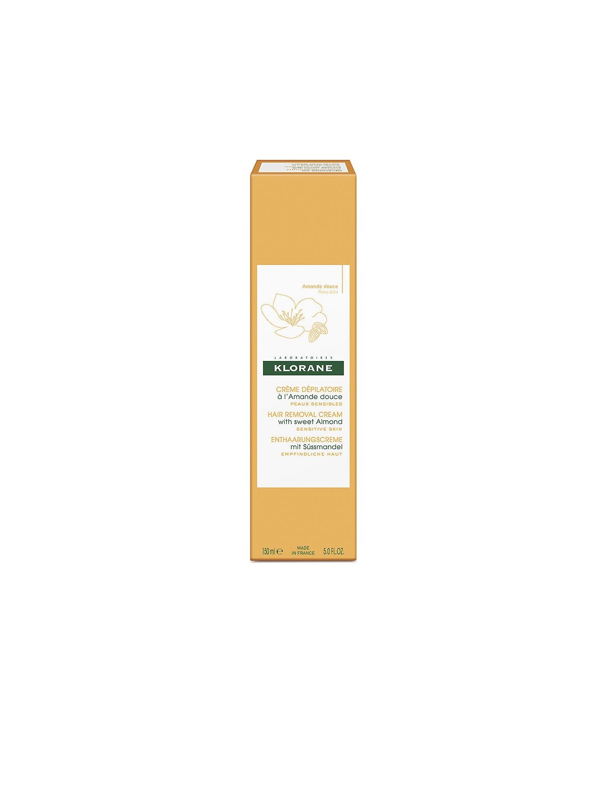 Crema depilatoria Klorane A LA ALMENDRA DULCE 150ml