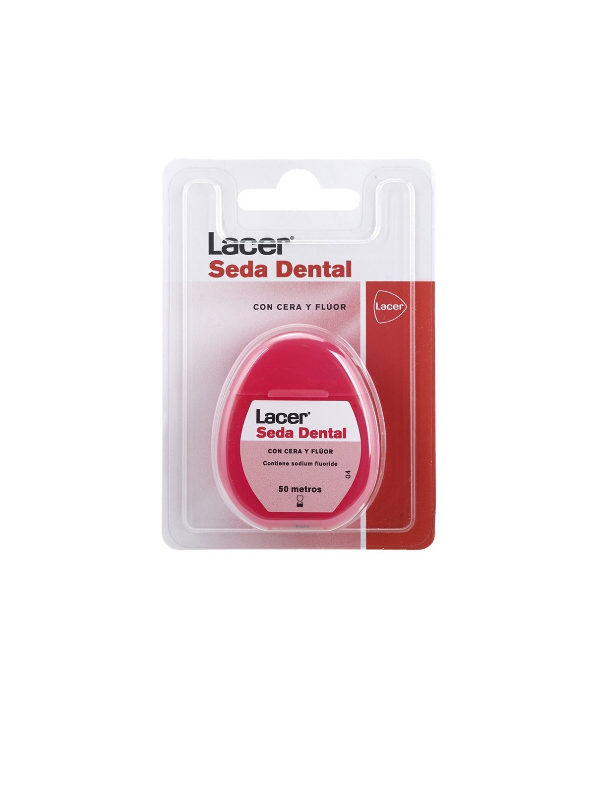 Lacer Seta Dentale con Cera e Fluoro 50 metri 1 unit Unisex