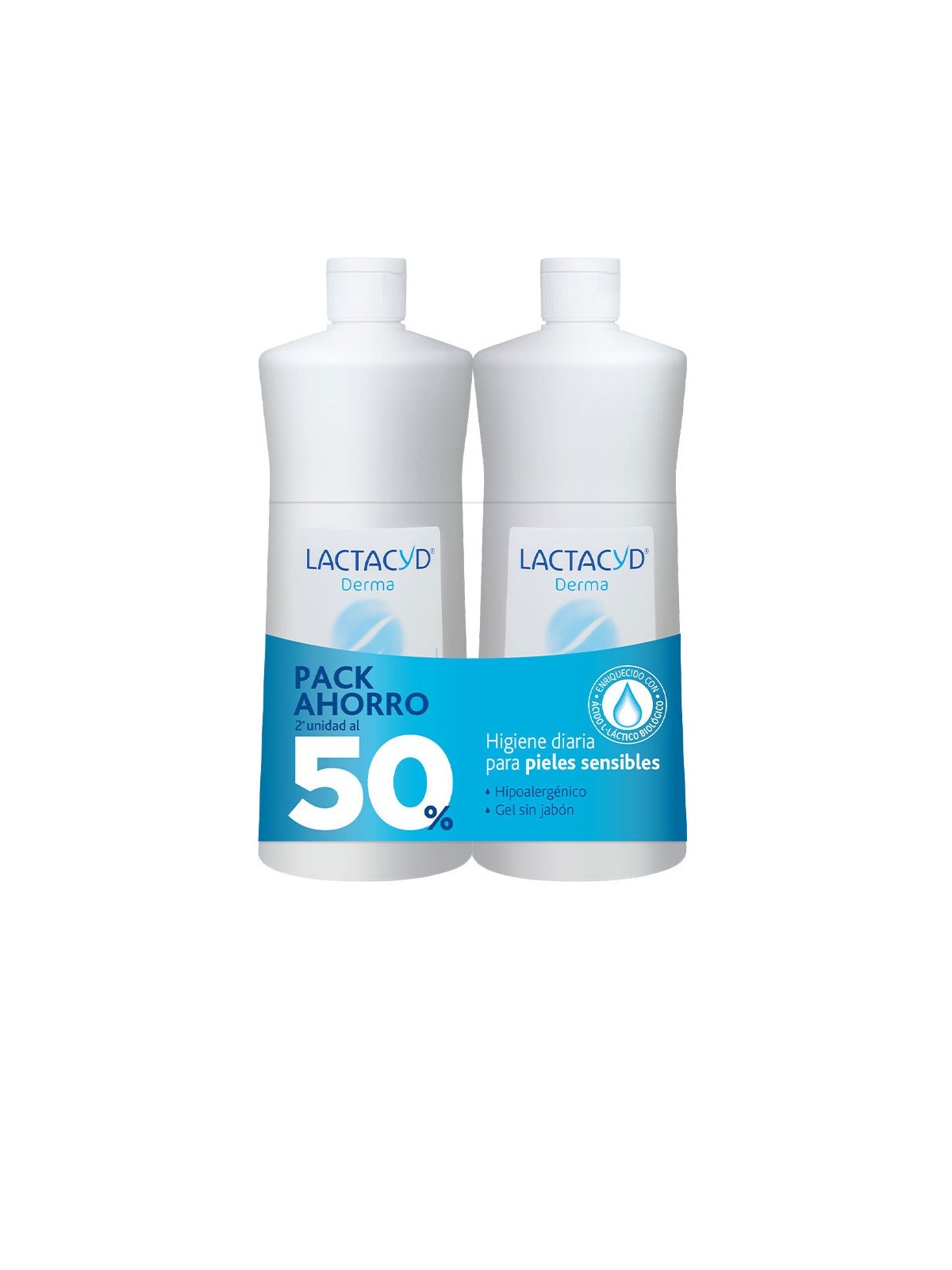 Gel doccia Lactacyd Derma 2 x 1000ml unisex
