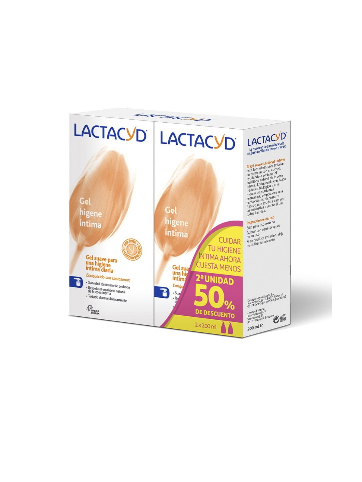 Lactacyd GEL INTIMO Lactacyd set 2 x 200ml per donna