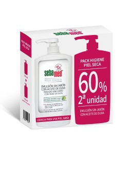 Gel bagno Sebamed EMULSIONE SENZA SAPONE con olio doliva duo 2 x 750ml unisex