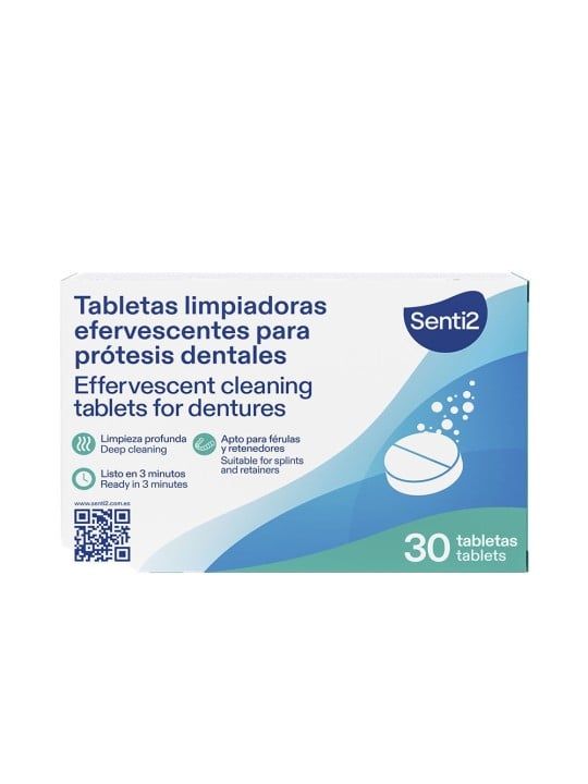 Senti2 Compresse Pulizia Protesi Dentarie 30 unit unisex