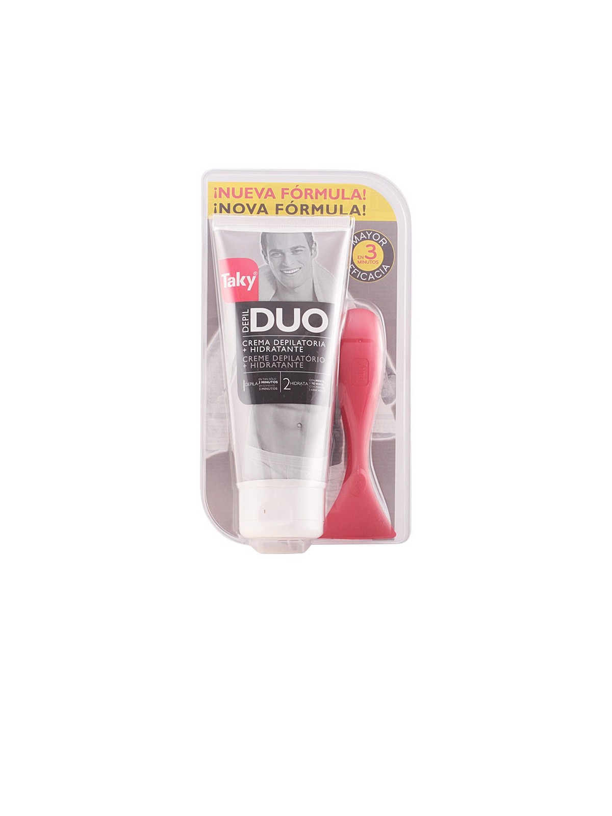 Taky MAN DUO crema depilatoria idratante 3 minuti 200ml unisex