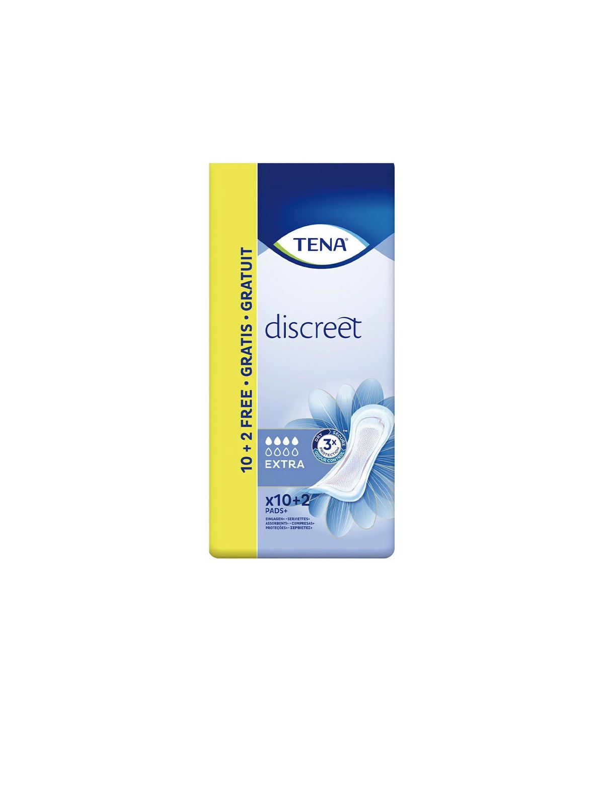 Tena Lady DISCREET pannolino per incontinenza extra 12 unit donna