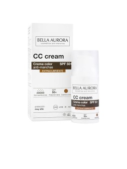 Bella Aurora CC CREAM antimacchie copertura extra SPF50 30ml donna