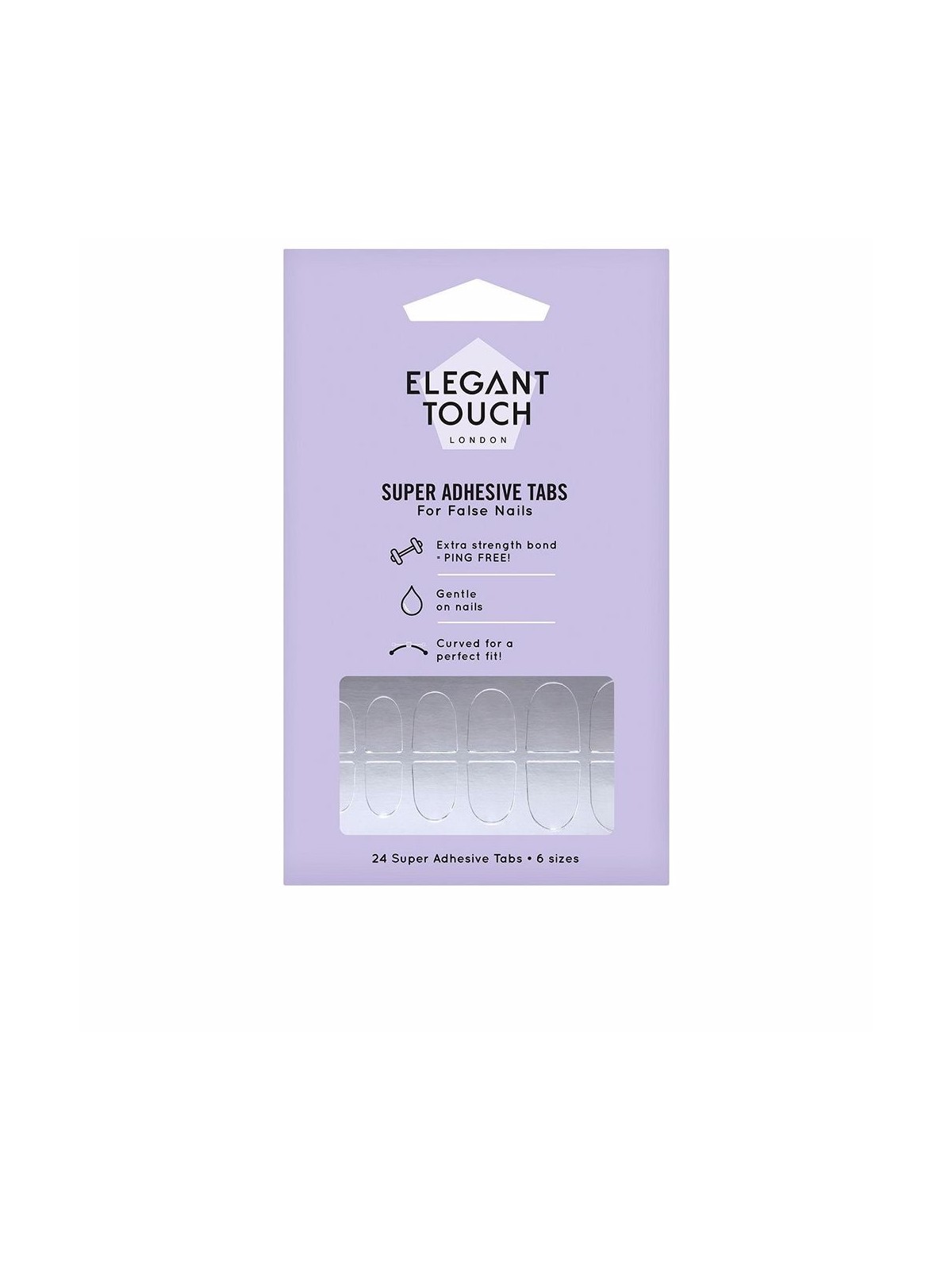 Elegant Touch SUPER ADHESIVE tabs 24 unit unisex