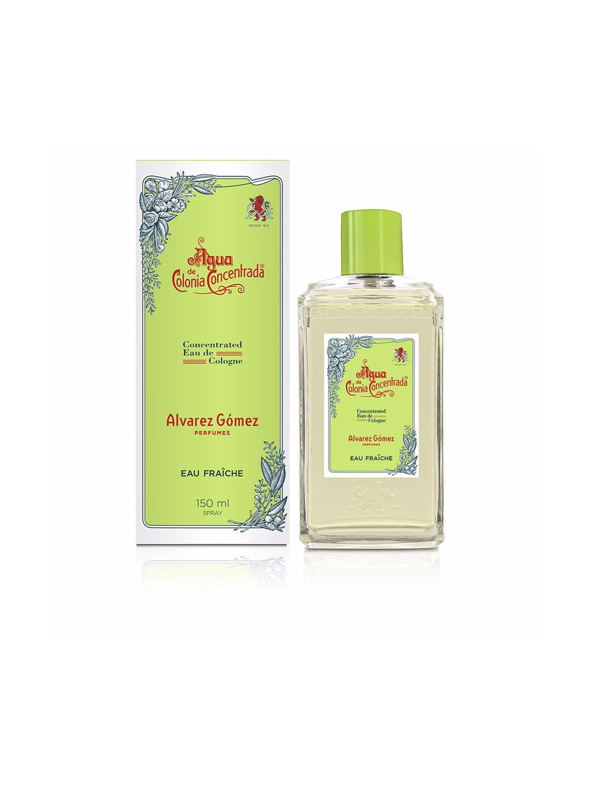 Alvarez Gomez AGUA DE COLONIA CONCENTRADA fresca eau de cologne spray 150ml unisex