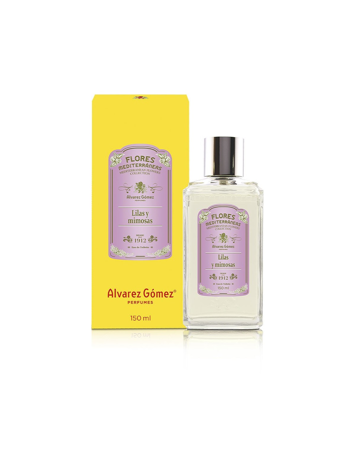 Alvarez Gomez FLORES MEDITERRANEAS lilas y mimosas eau de toilette spray 150ml donna