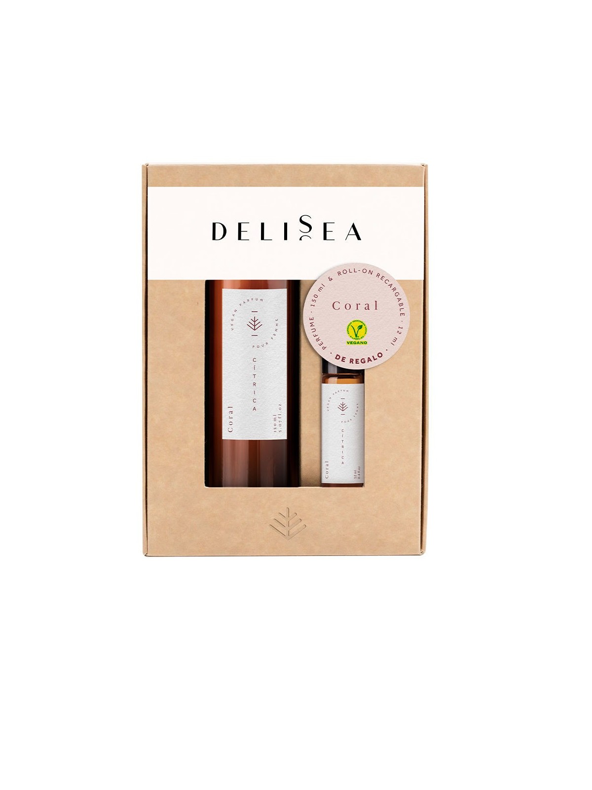 Delisea CORAL VEGAN ACQUA PROFUMO LOTTO 2 unit donna