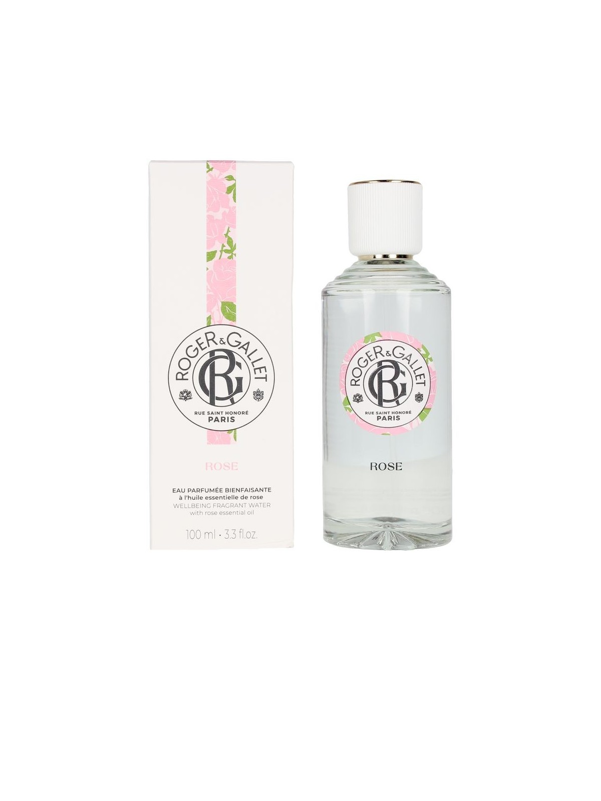 Roger & Gallet Rose Wellbeing Fragrant Water 100ml Natural Spray
