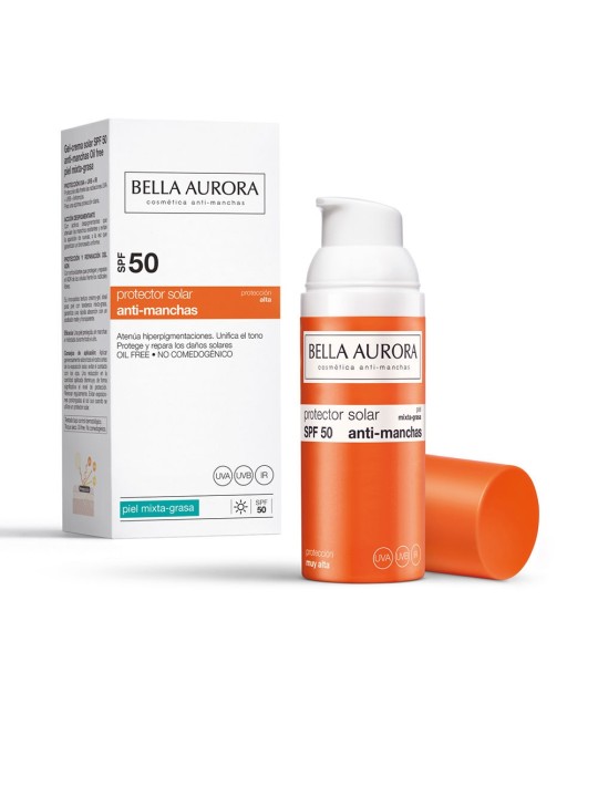Gel anti-macchie solari Bella Aurora SPF50 50ml per pelle mista/oleosa