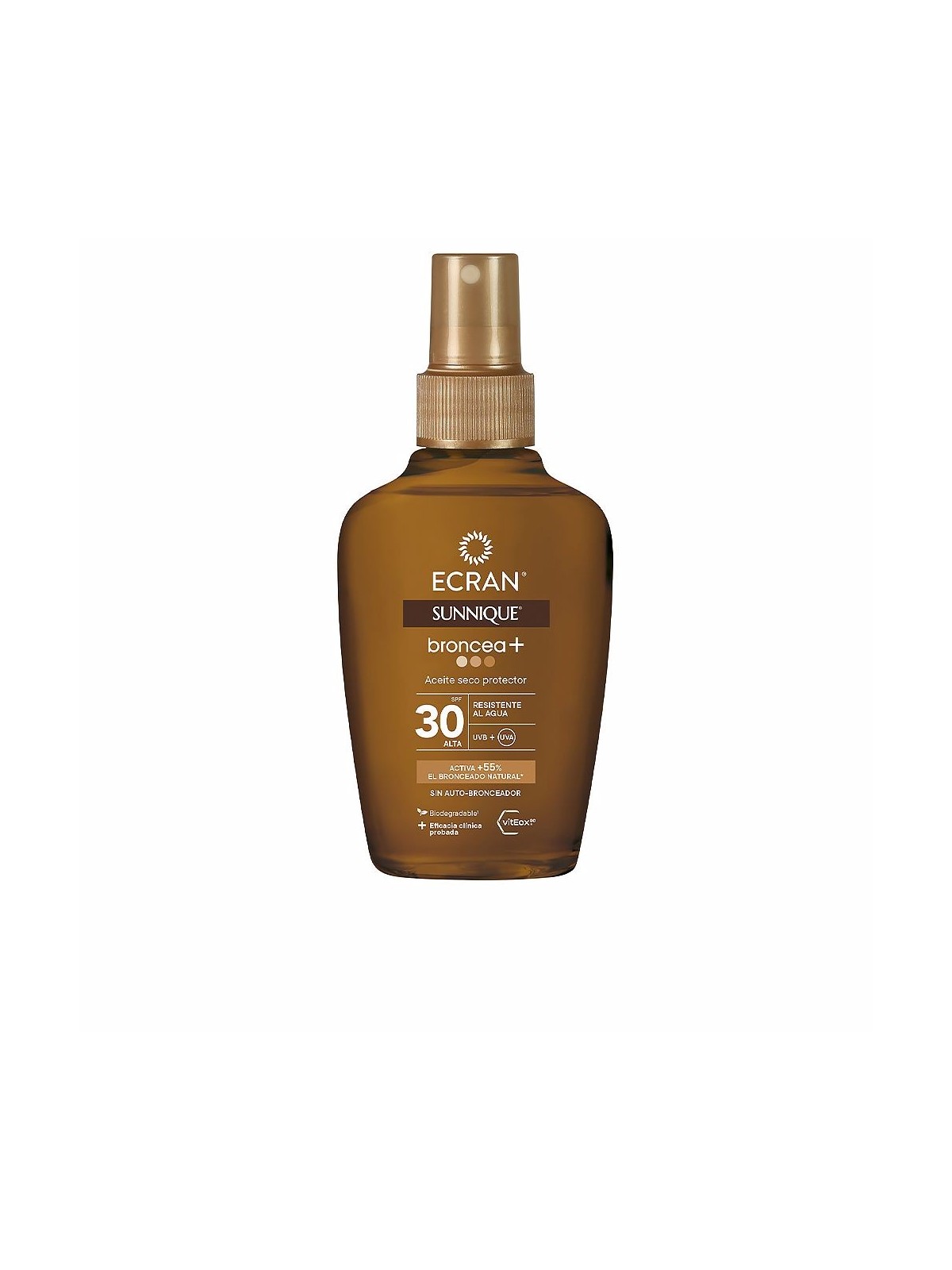 Ecran ECRAN SUNNIQUE BRONCEA olio spray SPF30 100ml unisex