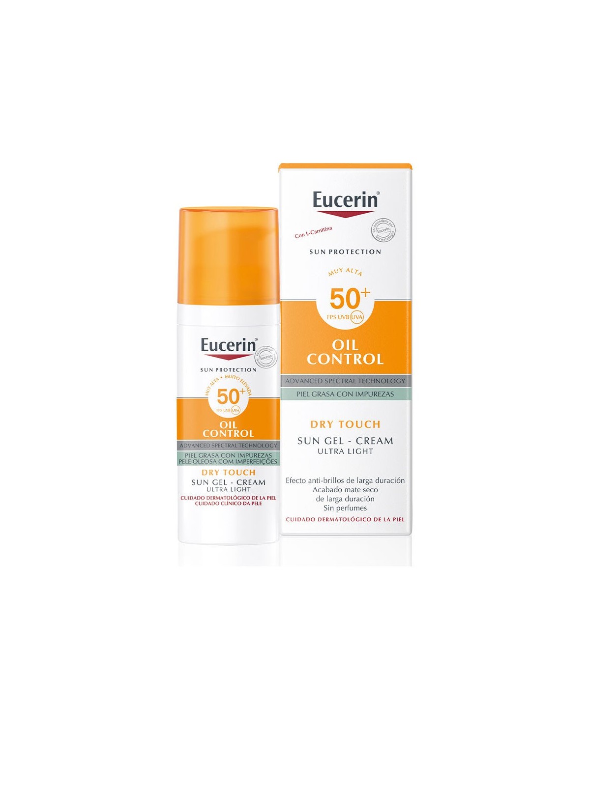 Eucerin PROTEZIONE SOLARE controllo olio tocco secco SPF50 50ml unisex