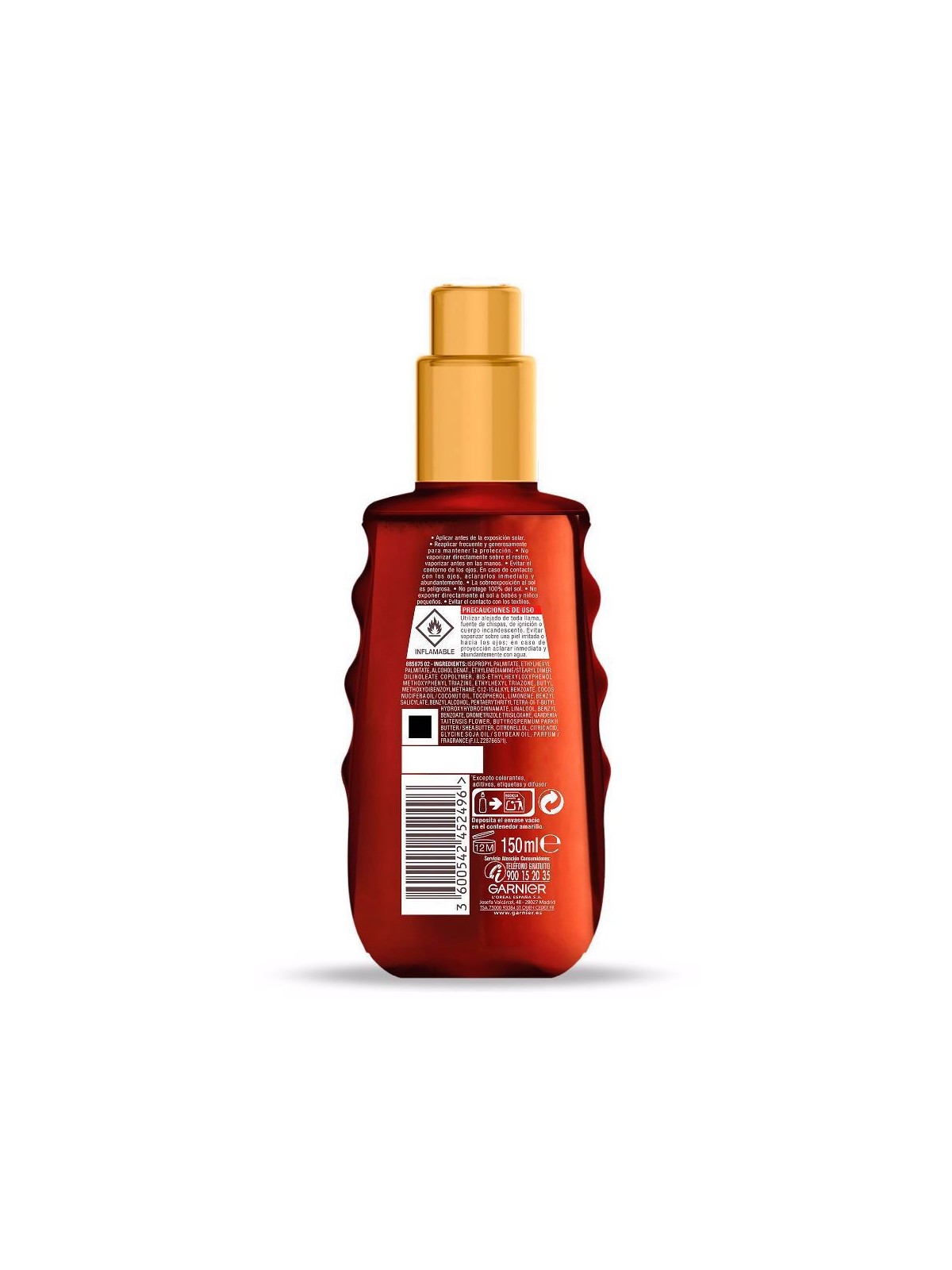 GARNIER OLIO PROTETTORE dorato sublime SPF20 spray 150ml unisex