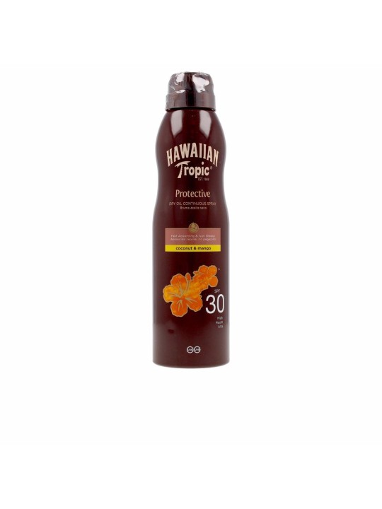 Hawaiian Tropic Olio di Cocco Mango SPF30 180ml Vaporizzatore Unisex