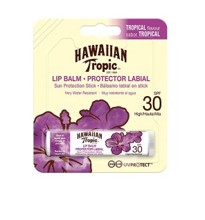 Hawaiian Tropic Lip Balm SPF30 Balsamo labbra idratante con protezione UV e fragranza tropicale donna 40g