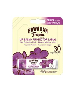 Hawaiian Tropic Lip Balm SPF30 Balsamo labbra idratante con protezione UV e fragranza tropicale donna 40g