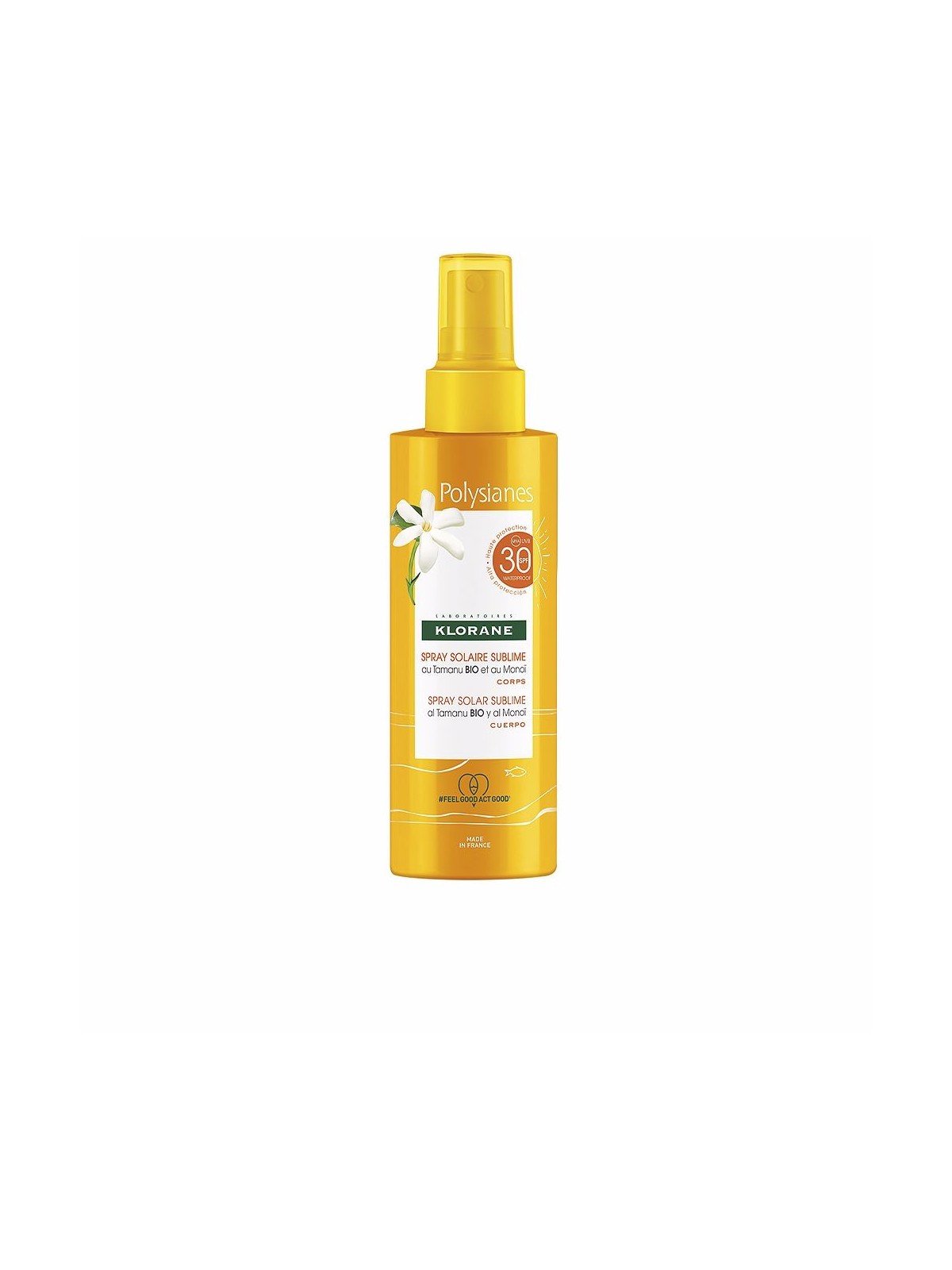 Spray Solare Corpo Klorane POLYSIANES MONOï¿½ï¿½ Y TAMANU BIO SPF30 200ml Unisex