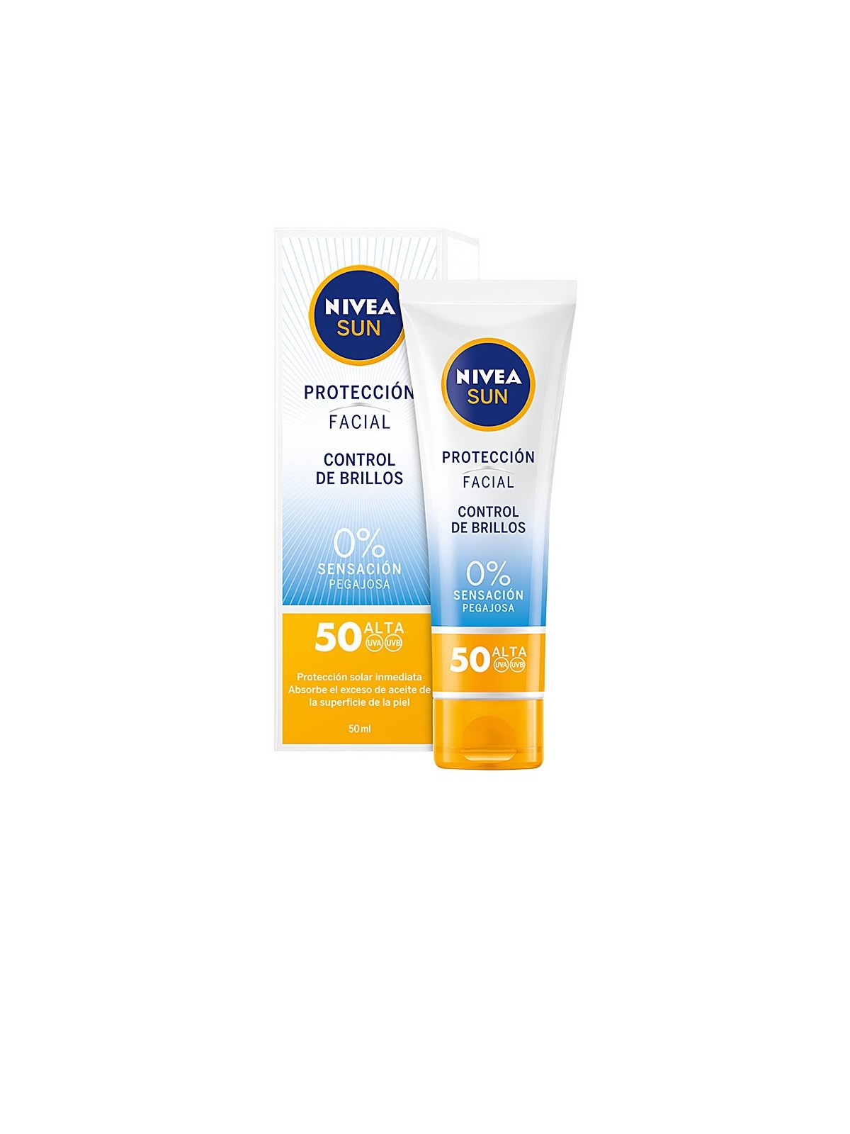 Nivea SUN FACIAL Controllo della Luminosit SPF50 50ml unisex