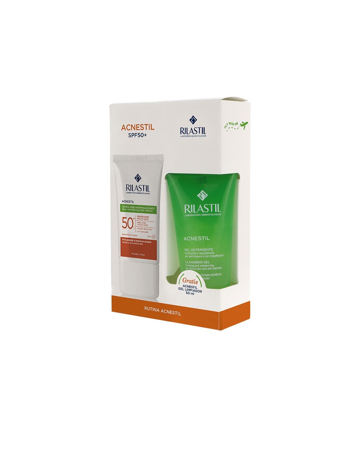 Set solare Rilastil ACNESTIL SPF50 2 unitï¿½ï¿½
