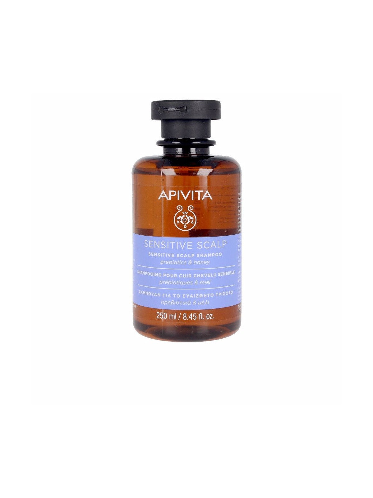 Apivita SHAMPOO per cuoio capelluto sensibile con prebiotici e miele 250ml unisex