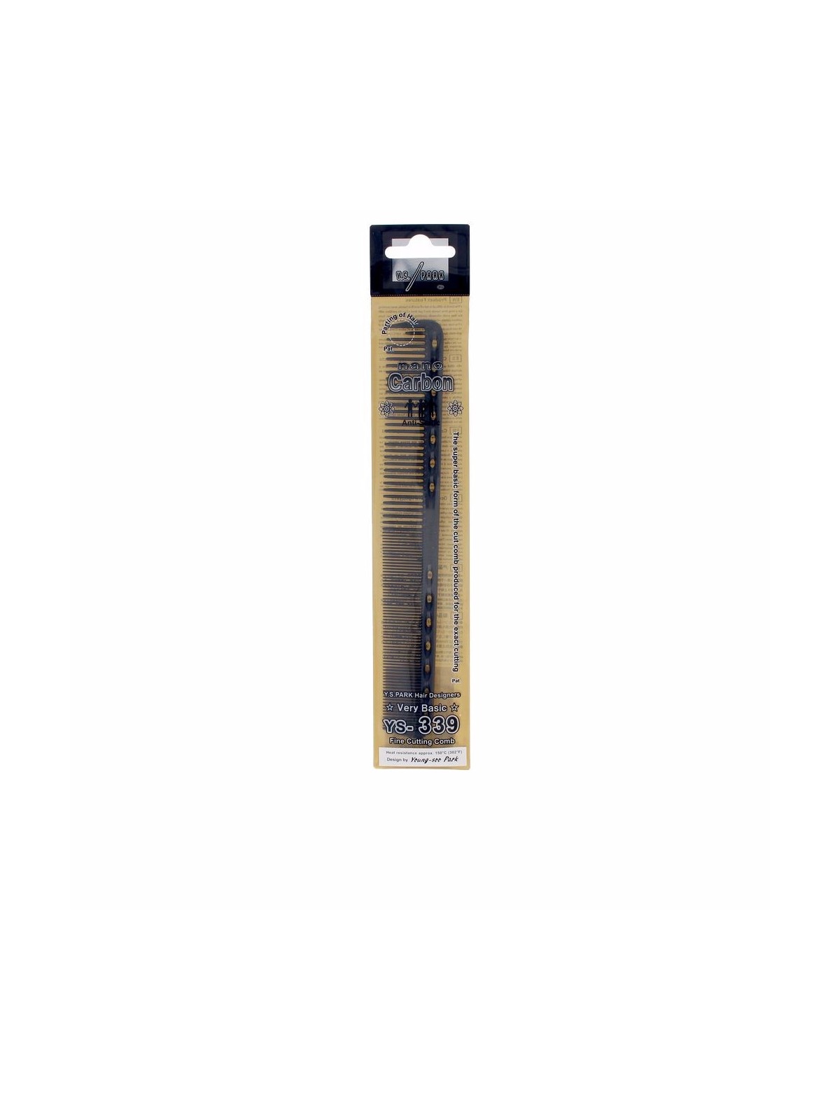 Pettine unisex Artero YS PARK PEINE PUA PLASTICO CARBON 101 mm