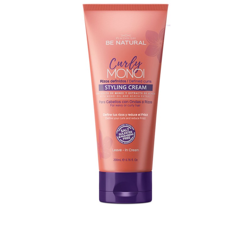 Be Natural Crema Ricci Definiti al Monoi Curly 200ml Unisex