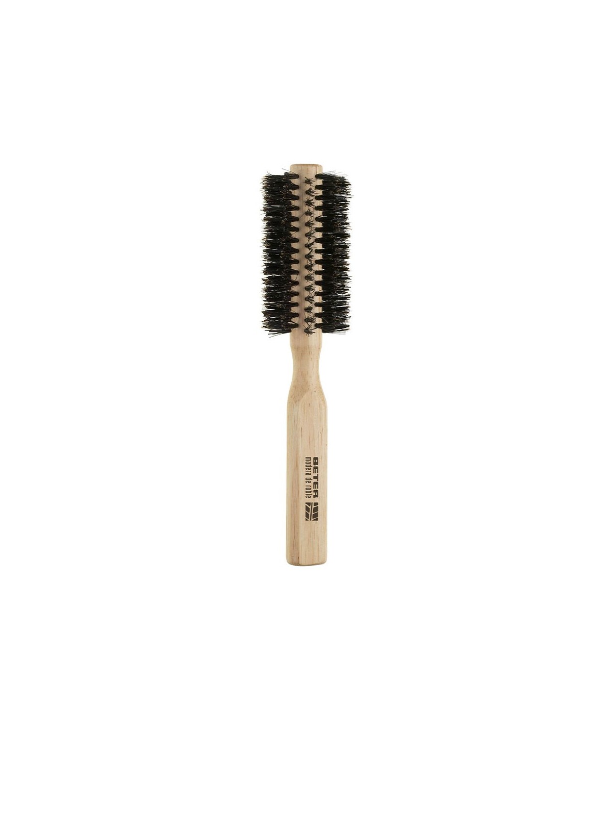 Beter SPAZZOLA ROTONDA punte miste manico in legno Oak 45 mm donna