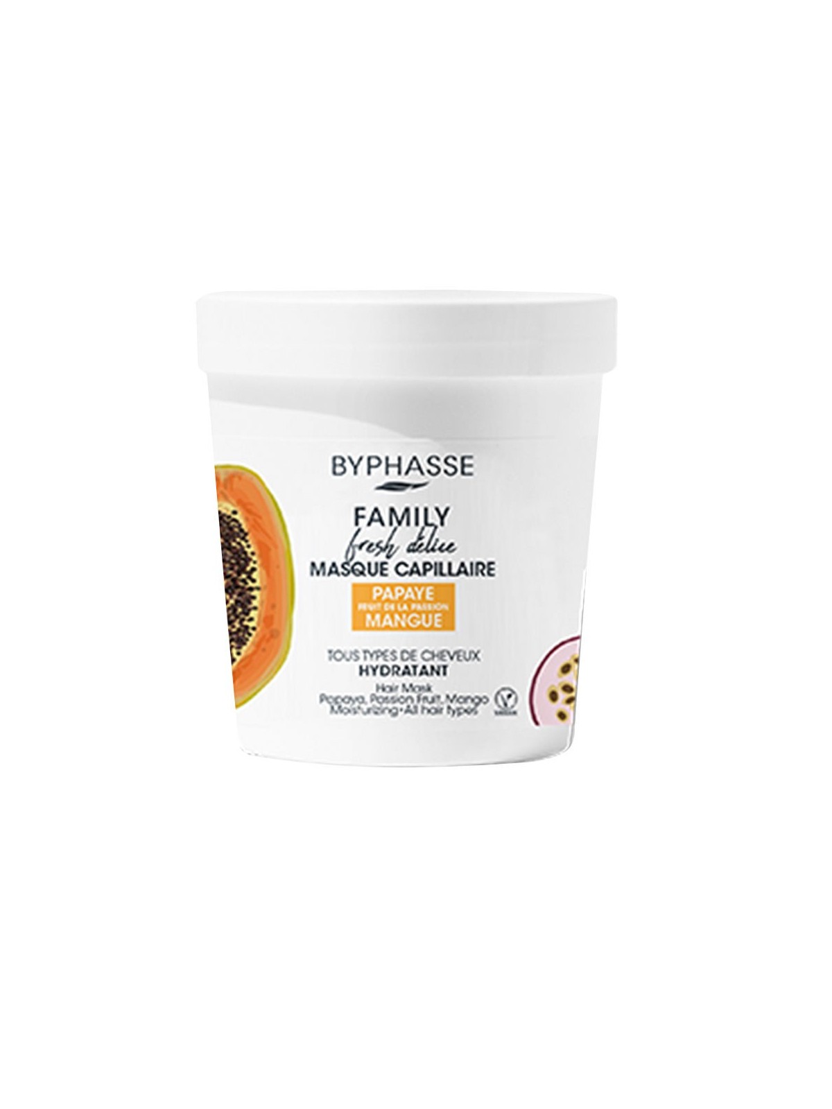 Maschera Byphasse FAMILY FRESH DELICE per tutti i tipi di capelli 250ml