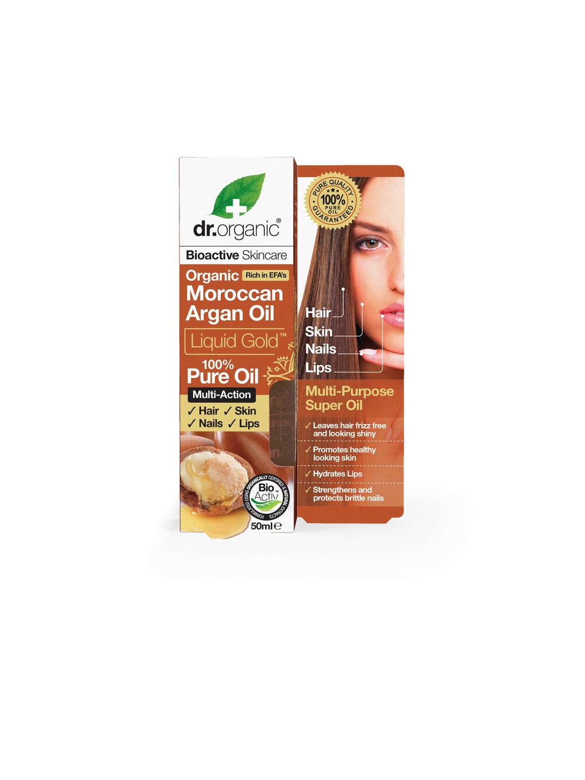 Dr Organic ARGAN Pure Oil 50ml Unisex