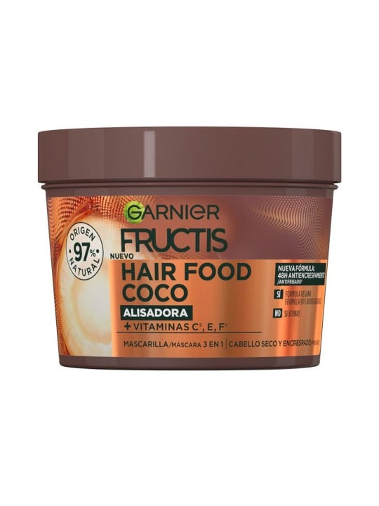 Maschera lisciante capelli Garnier Fructis Hair Food macadamia 390ml