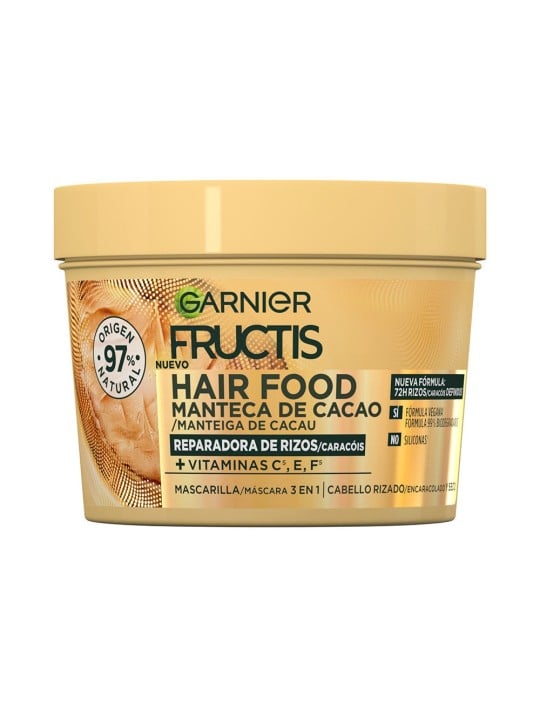 Maschera capelli ricci nutriti con burro di cacao GARNIER FRUCTIS HAIR FOOD 390ml