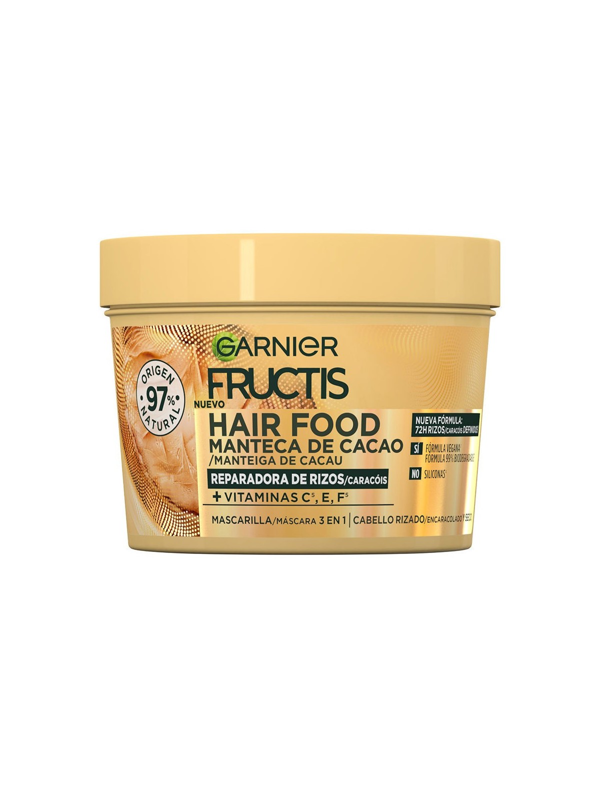 Maschera capelli ricci nutriti con burro di cacao GARNIER FRUCTIS HAIR FOOD 390ml